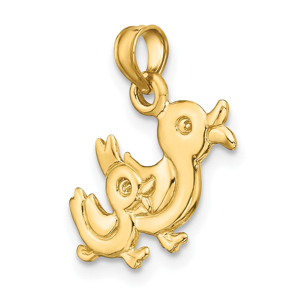 10K 3-D Two Ducks Charm (10K6594)