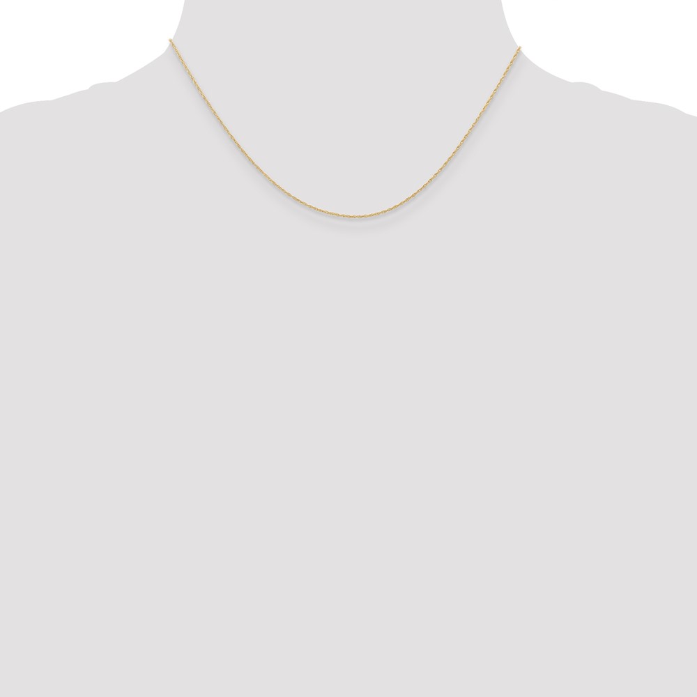10k .6 mm Carded Cable Rope Chain (10K6RY-16)
