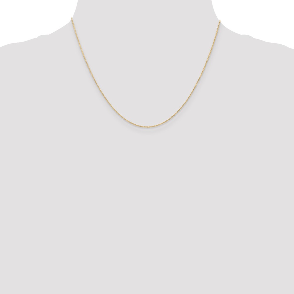 10k .6 mm Carded Cable Rope Chain (10K6RY-18)
