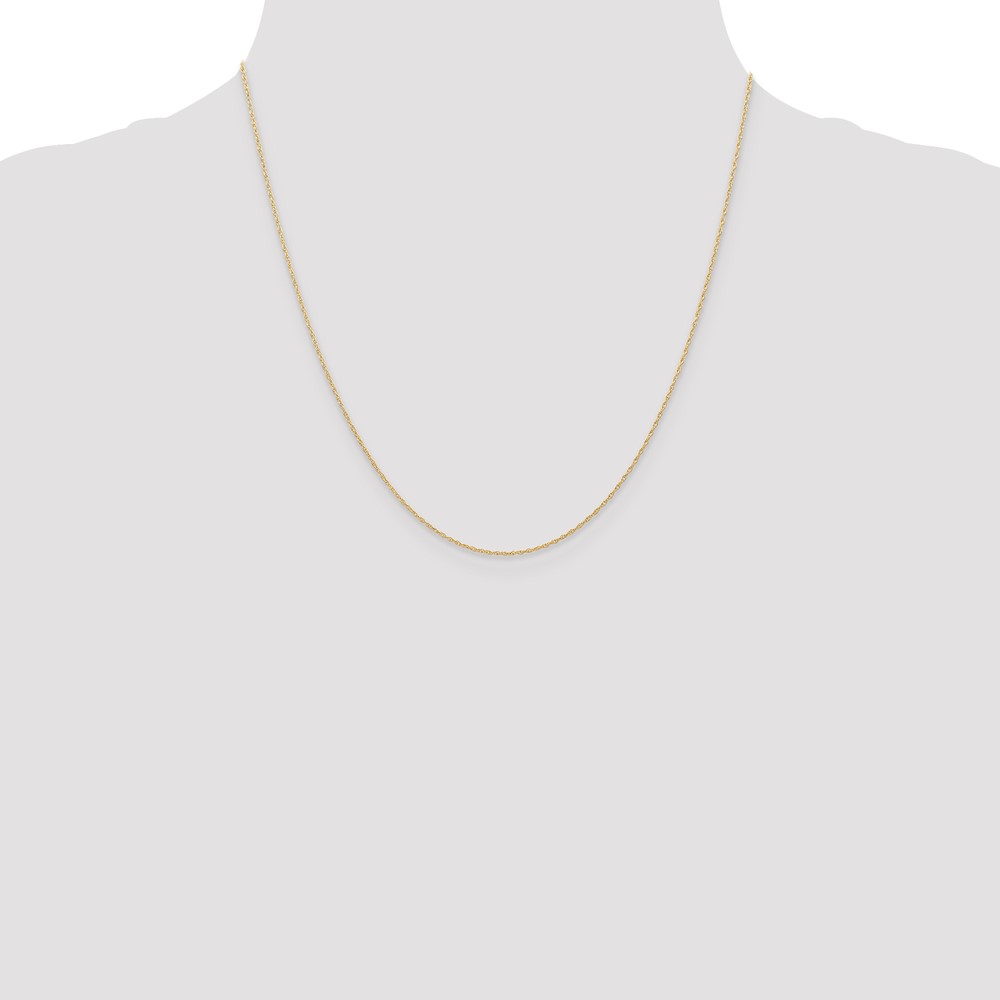 10k .6 mm Carded Cable Rope Chain (10K6RY-20)
