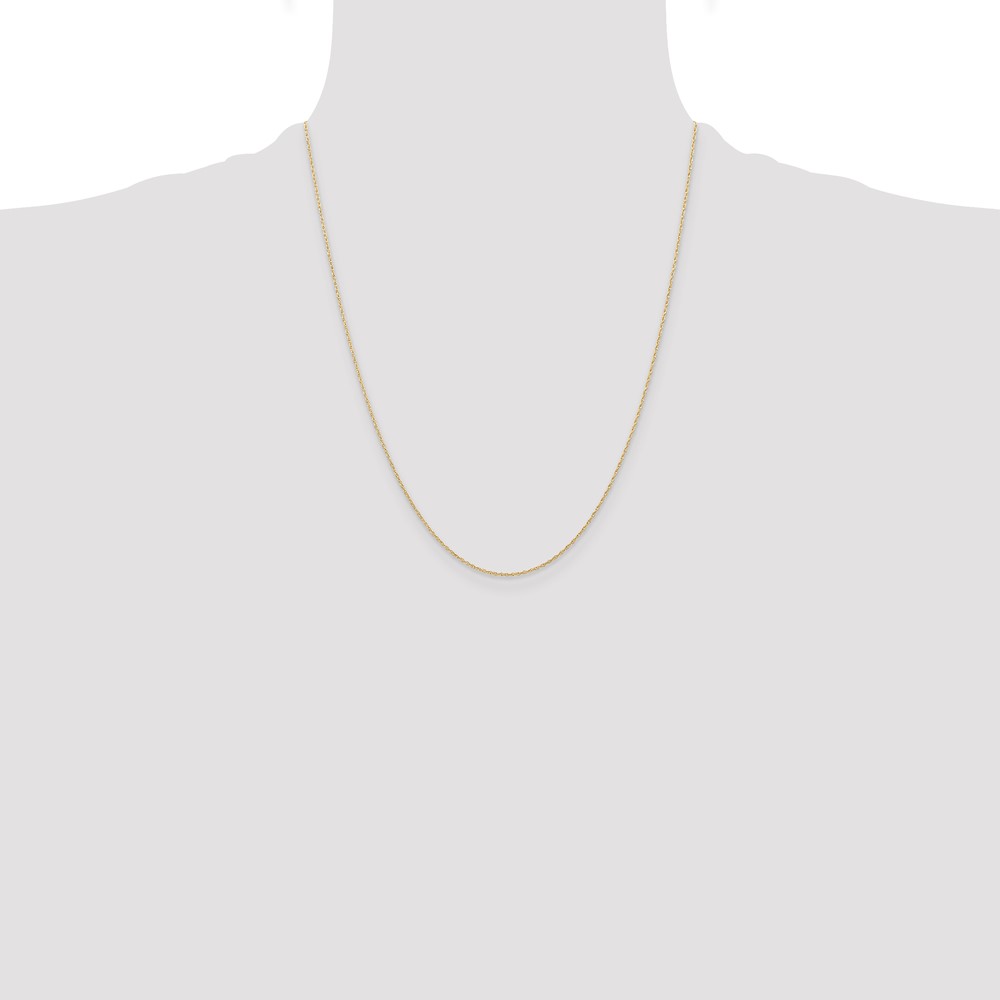 10k .6 mm Carded Cable Rope Chain (10K6RY-22)
