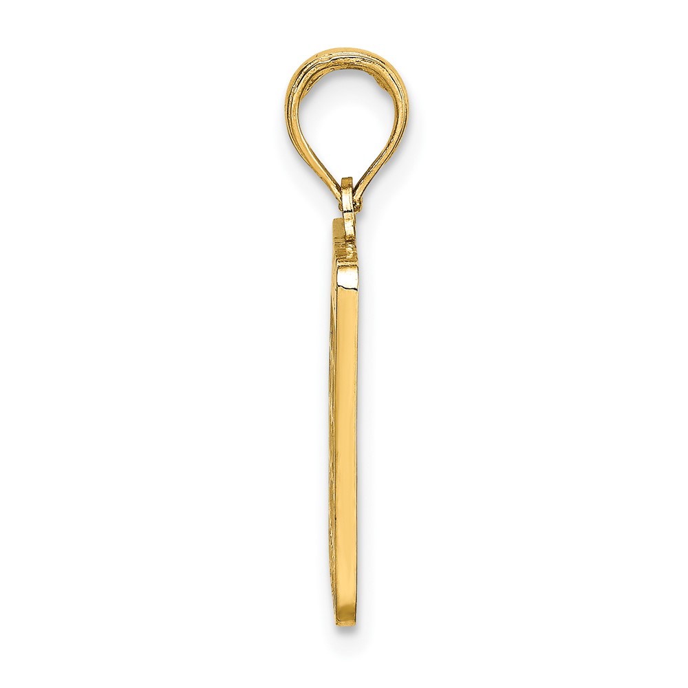 10K w/ Enamel Bingo Card Charm (10K7058)