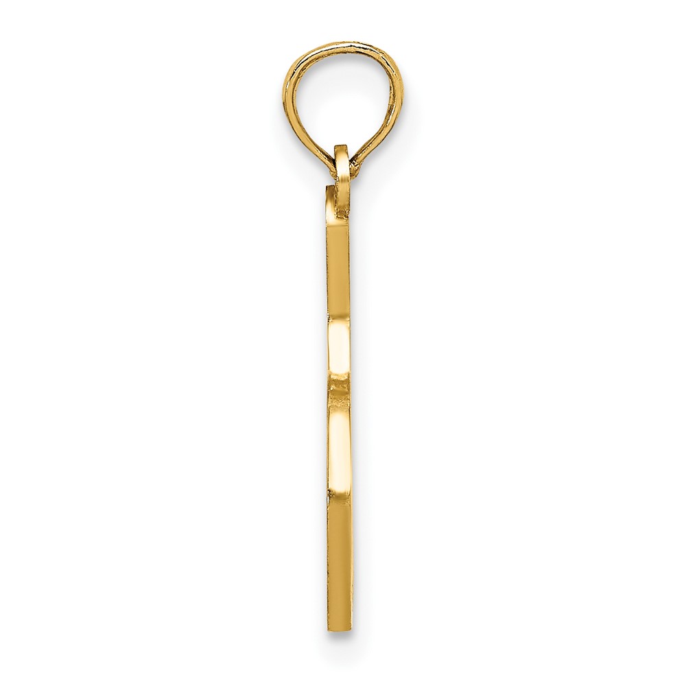 10K Enamel Bowling Ball and Pin Charm (10K7066)