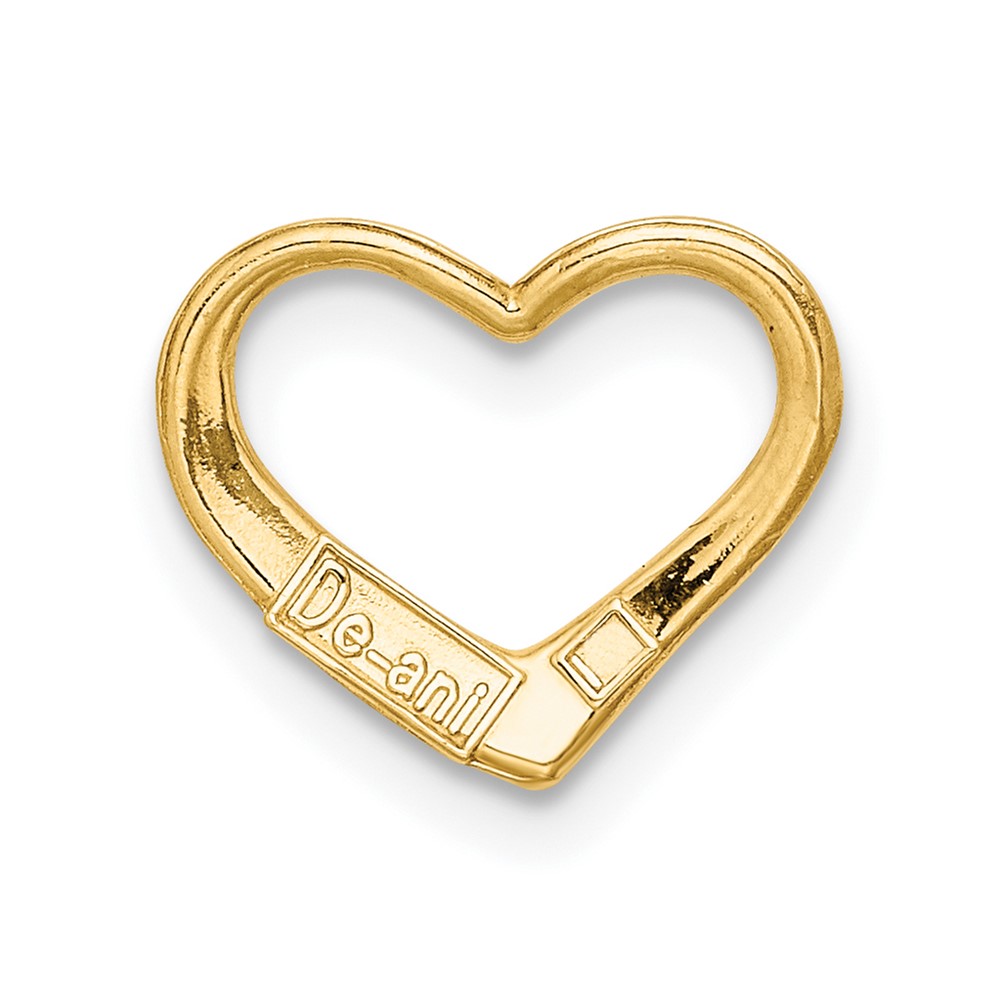 10K Floating Heart Charm (10K7119)