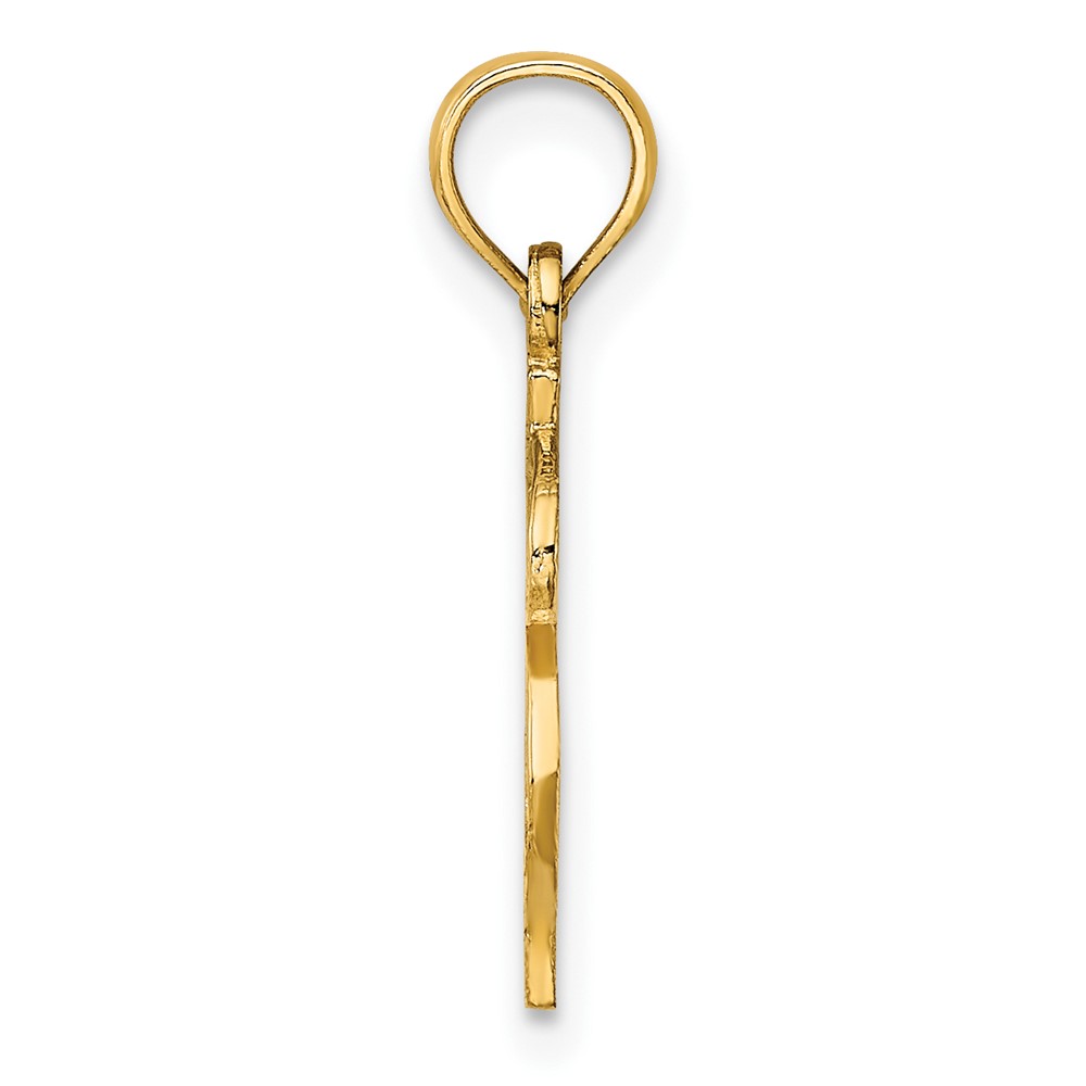 10K Dollar Sign Charm (10K7136)
