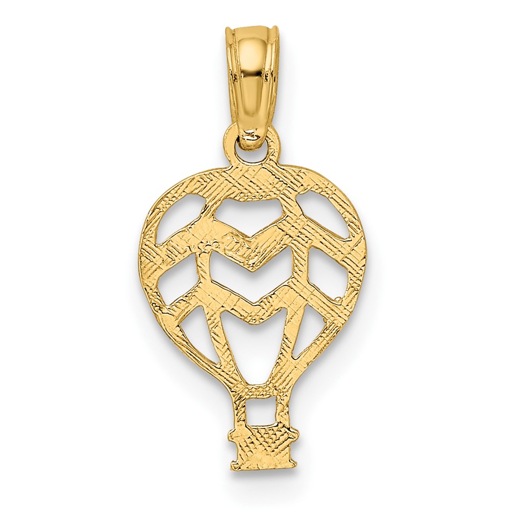 10K Cut-Out Flat Hot Air Balloon Charm (10K7148)