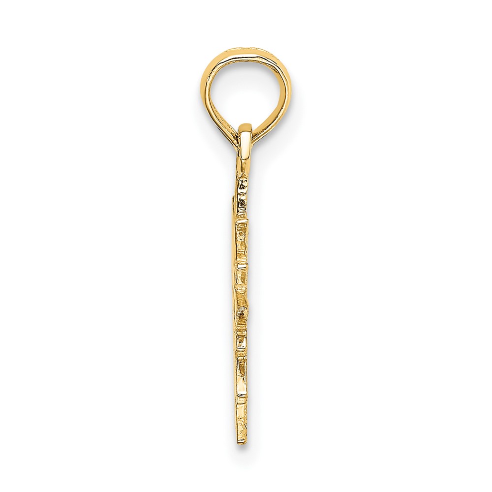 10K Smiling Sun Charm (10K7156)