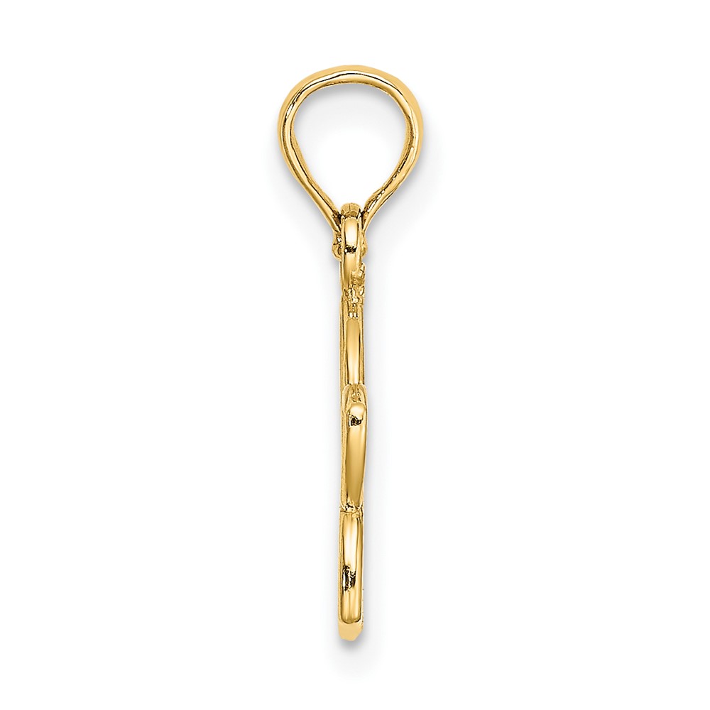 10k Cut Out Flower Charm (10K7188)