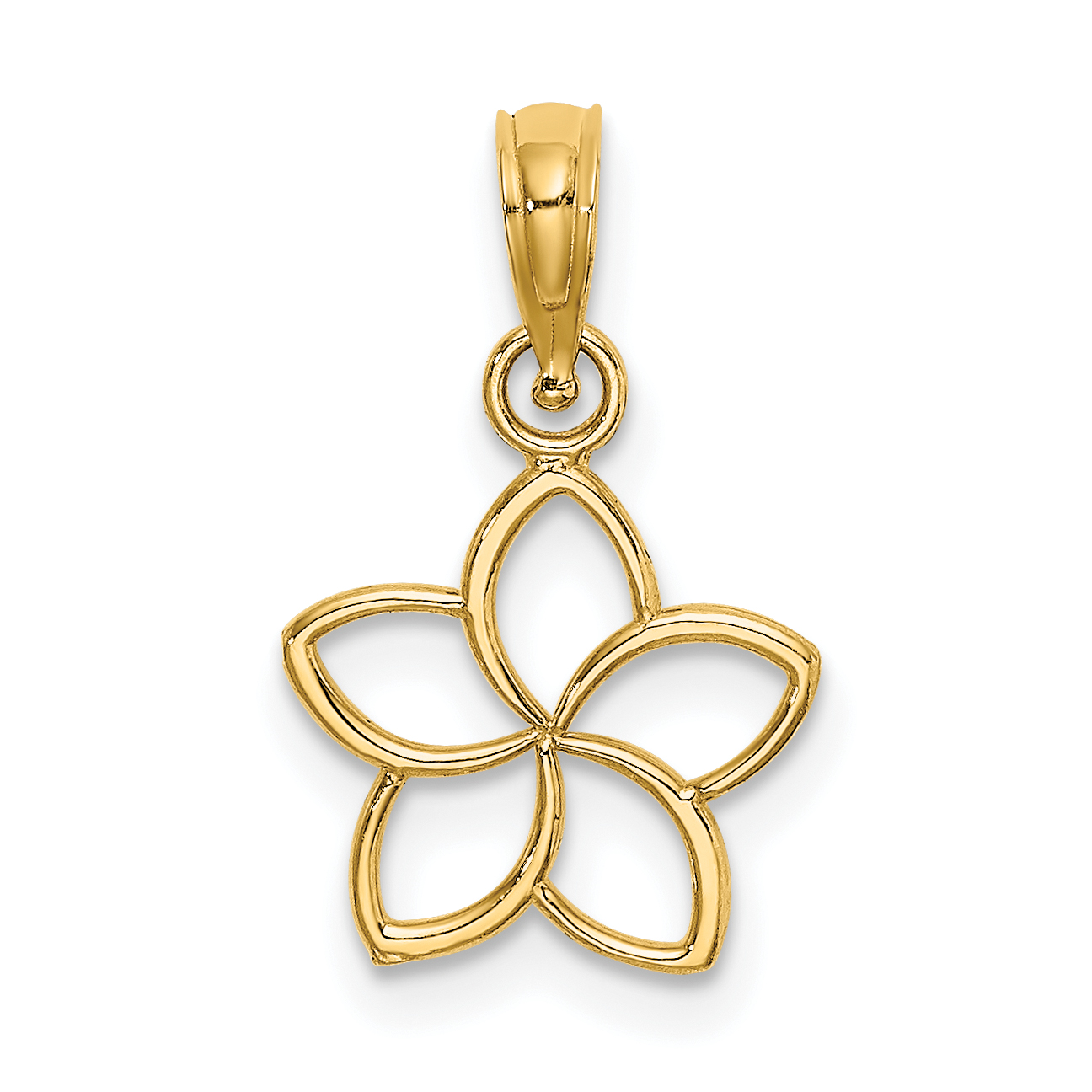 10k Cut Out Flower Charm (10K7188)