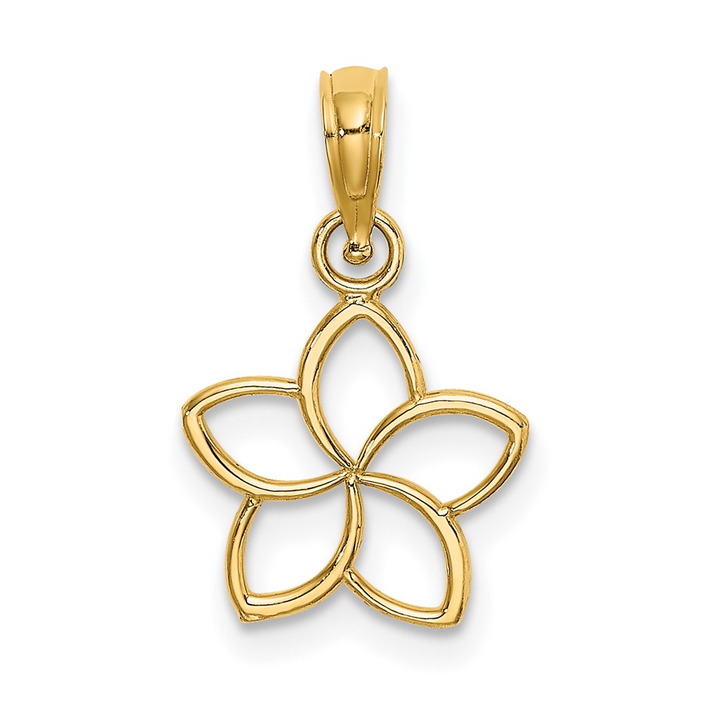 10k Cut Out Flower Charm (10K7188)