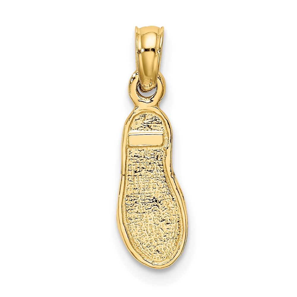 10K 3D Single Flip-Flop Charm (10K7210)