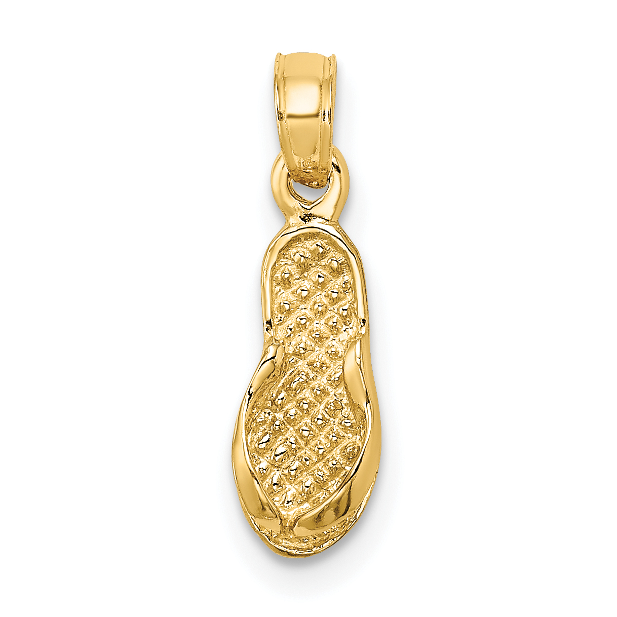 10K 3D Single Flip-Flop Charm (10K7210)