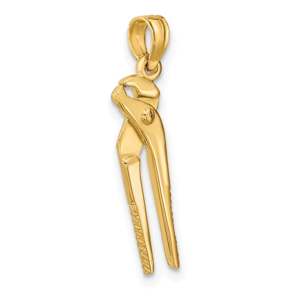 10K 3-D Moveable Locking Wrench Charm (10K7220)