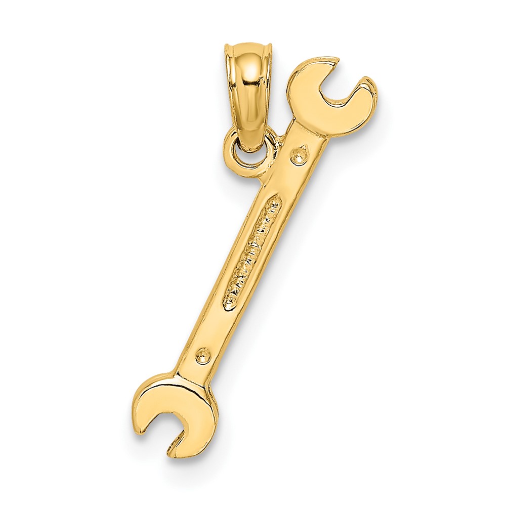 10K 3-D Double Open-Ended Wrench Charm (10K7222)