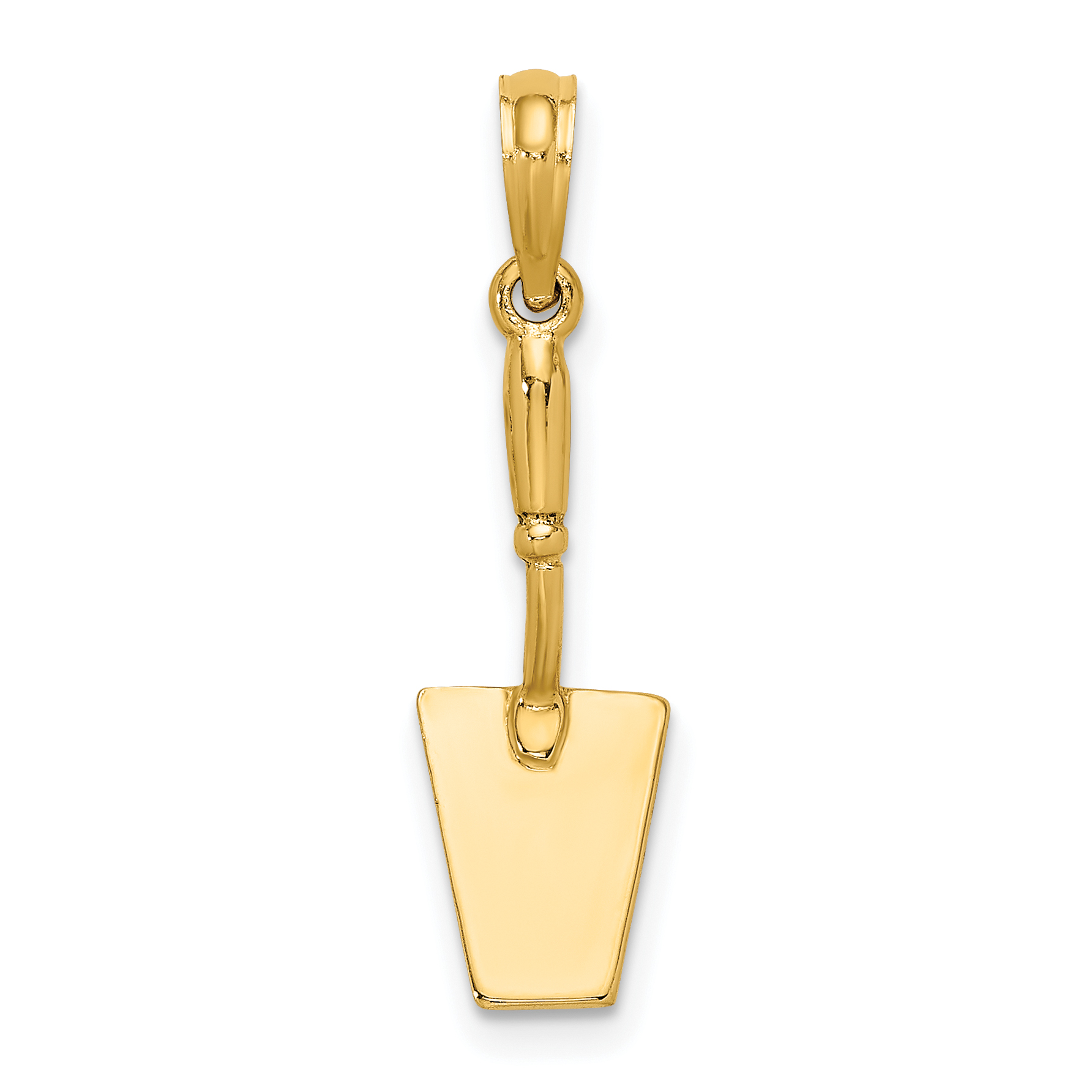 10K 3-D Concrete  Tool Spatula Charm (10K7225)