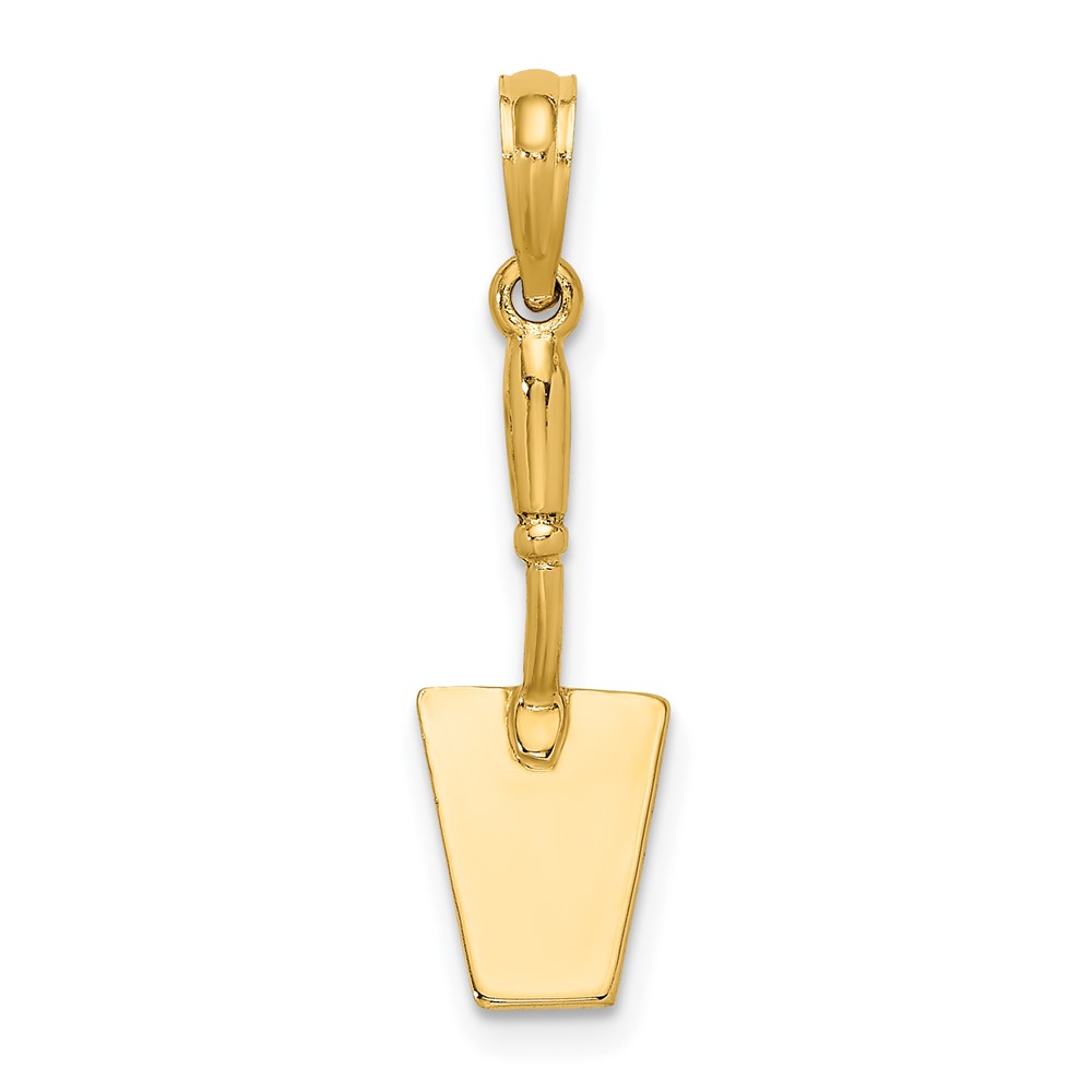 10K 3-D Concrete  Tool Spatula Charm (10K7225)