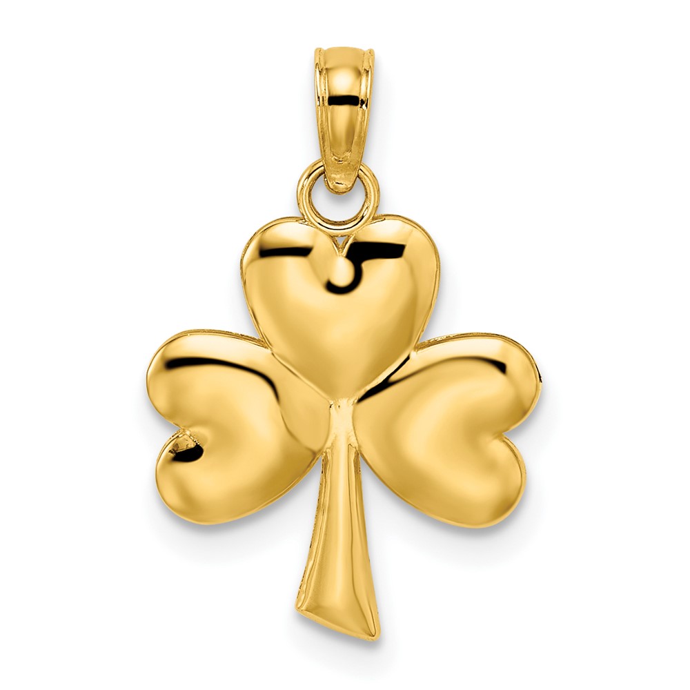 10K 3-Leaf Clover Charm (10K7240)
