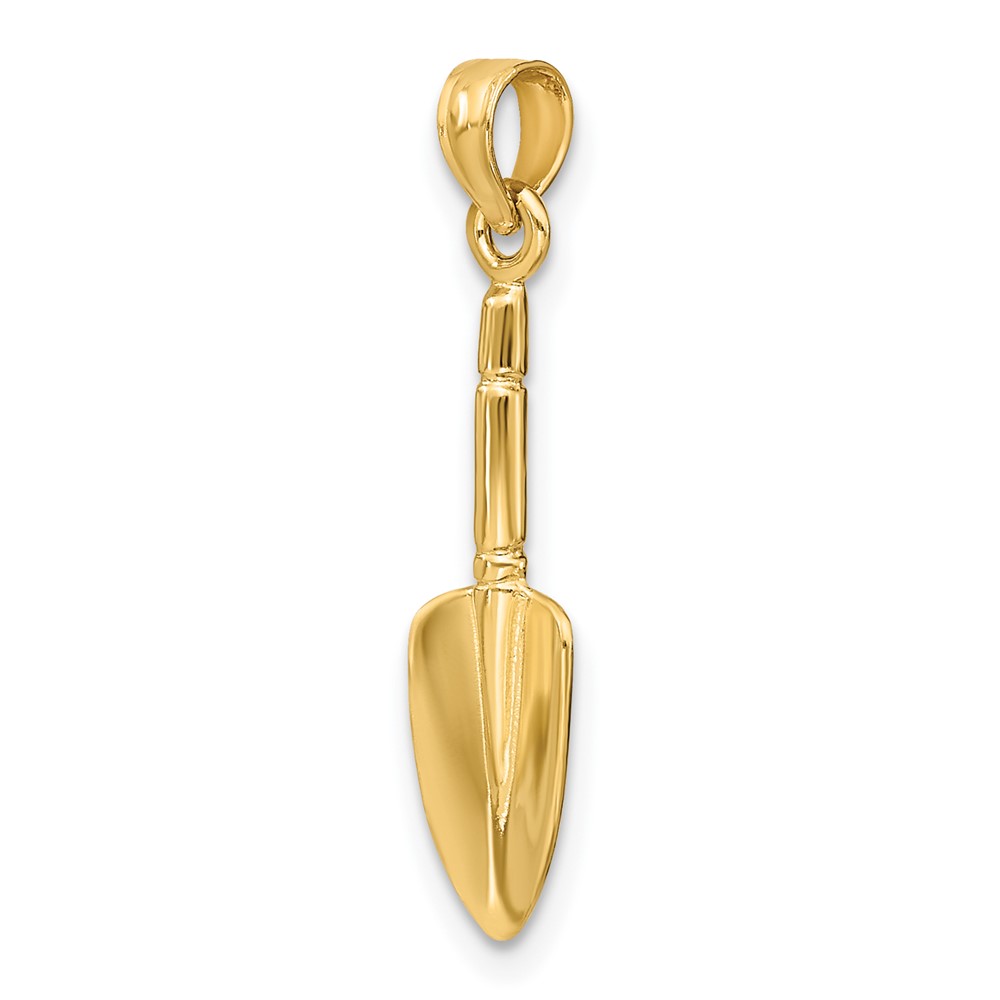 10K 3-D  Trowel Garden Tool Charm (10K7320)
