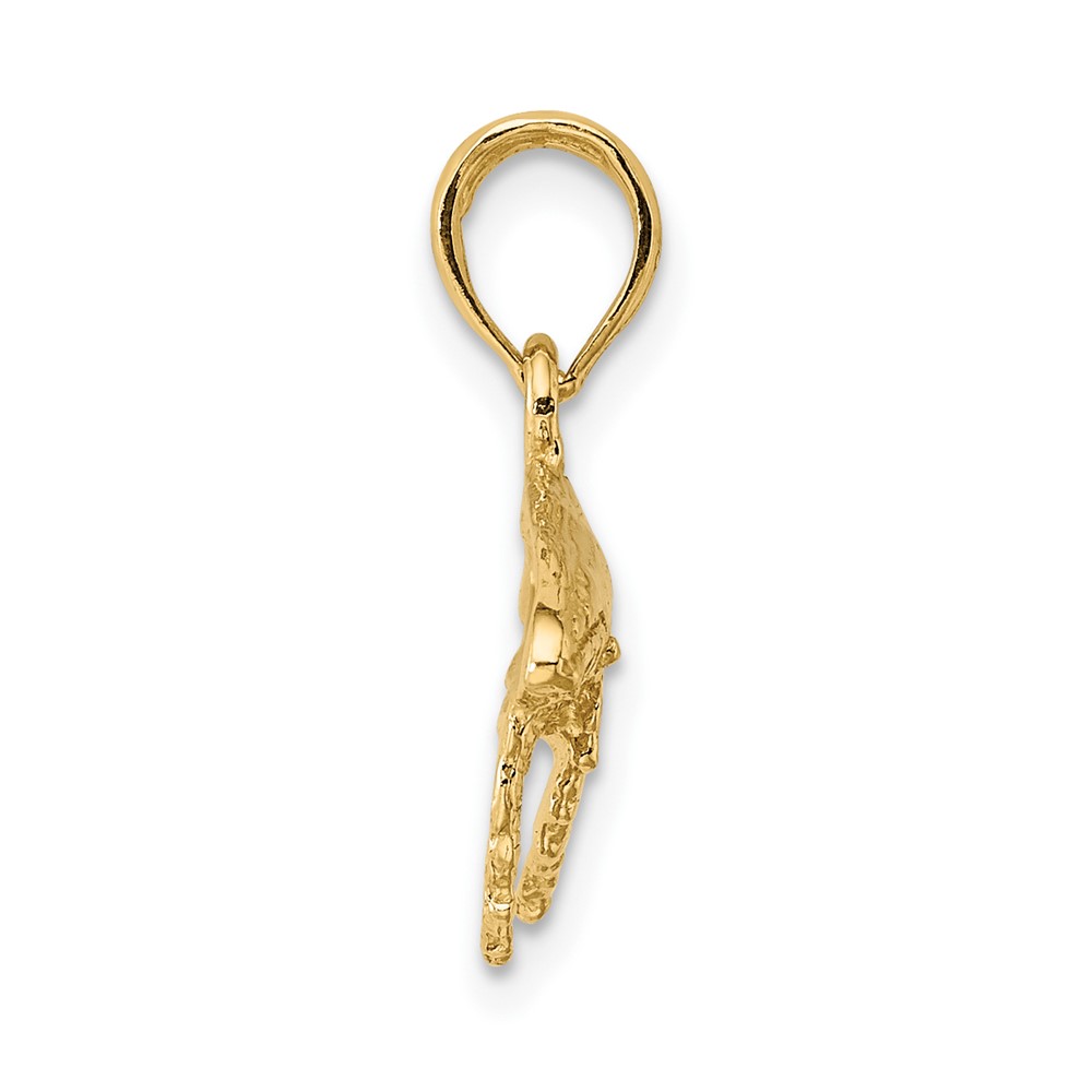 10K 2-D Whale Charm (10K7448)