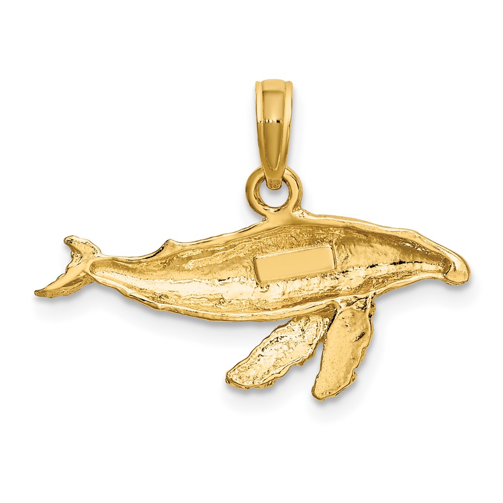 10K 2-D Whale Charm (10K7448)
