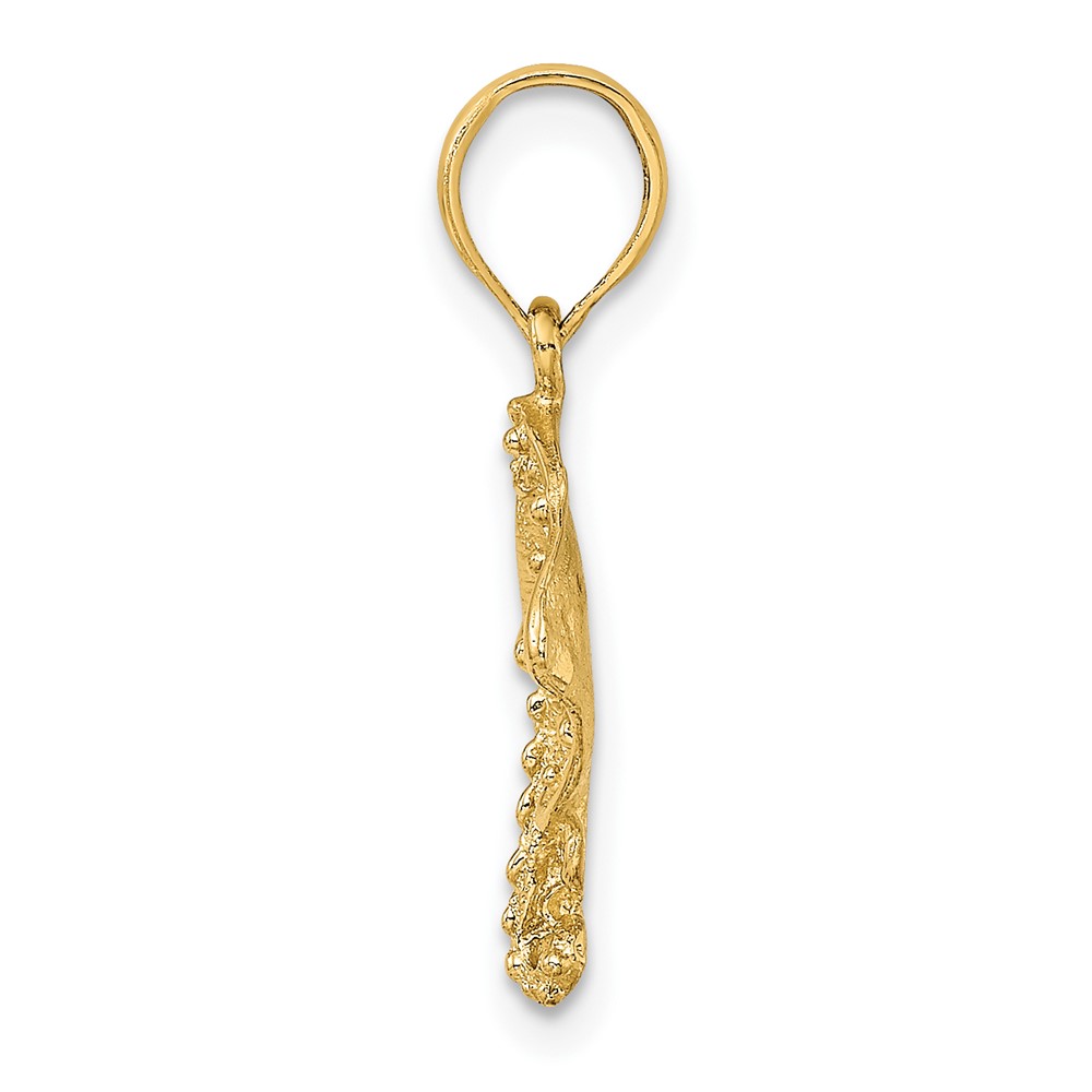 10K 2-D Stingray Charm (10K7578)