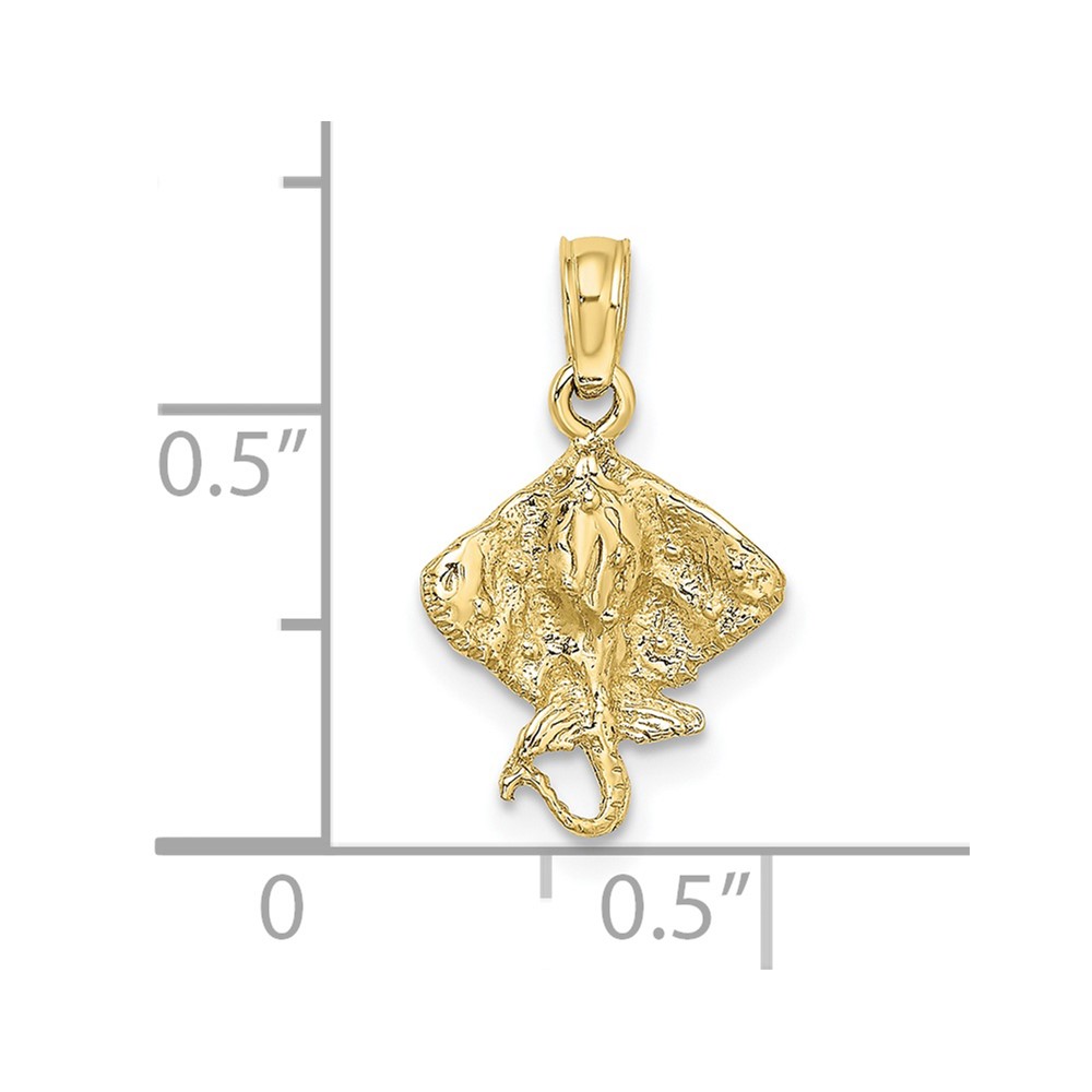 10K Stingray Charm (10K7625)