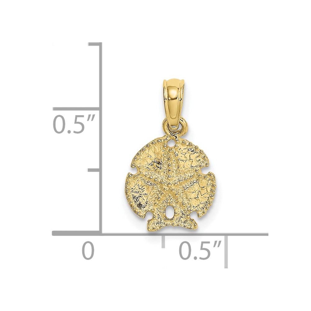 10K Sand Dollar W/Star (10K7640)