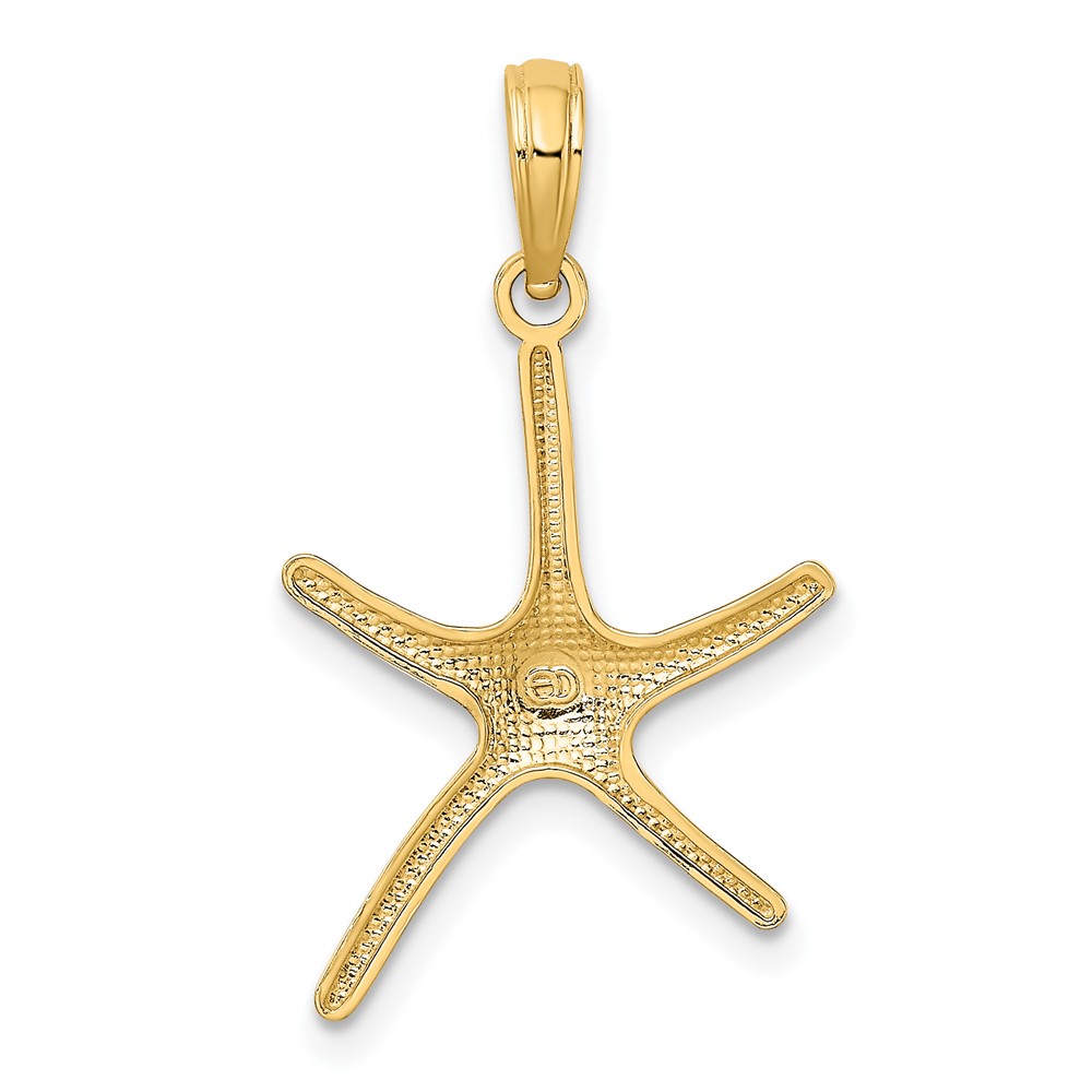 10k Dancing Starfish Charm (10K7671)