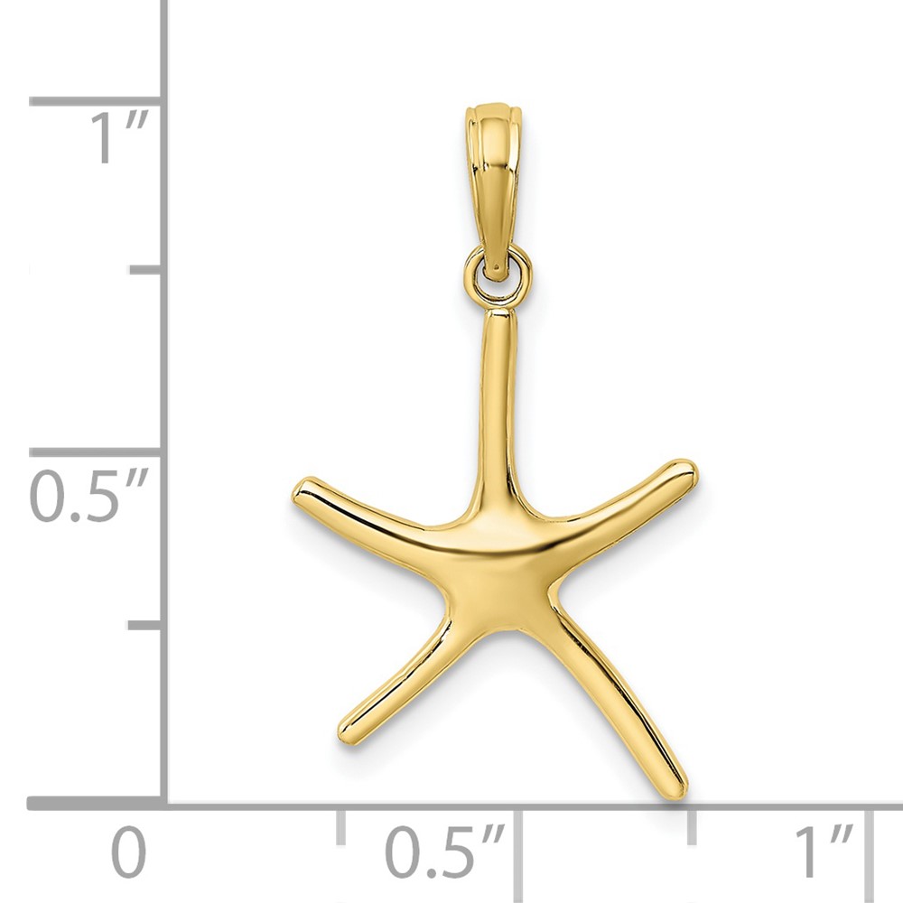 10k Dancing Starfish Charm (10K7671)