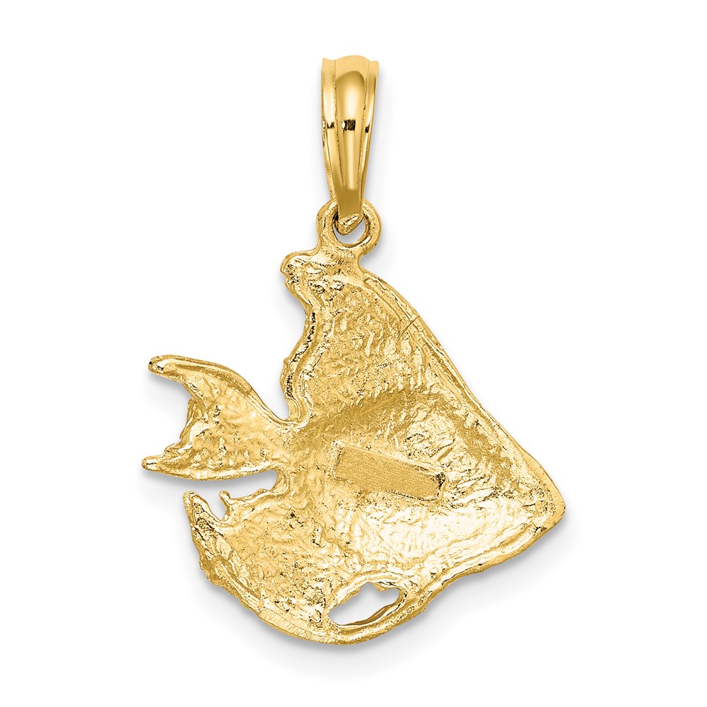 10K Textured Fish Charm (10K7688)