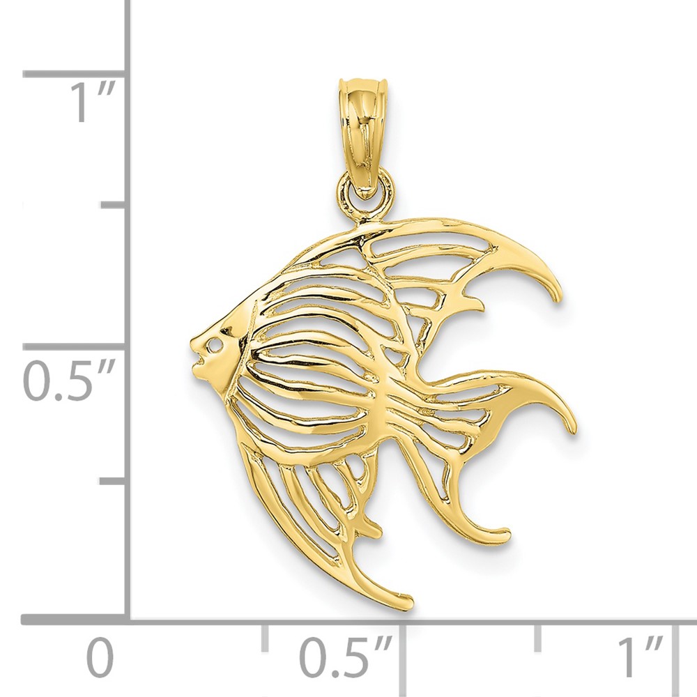 10K Cut-Out Angelfish Charm (10K7736)