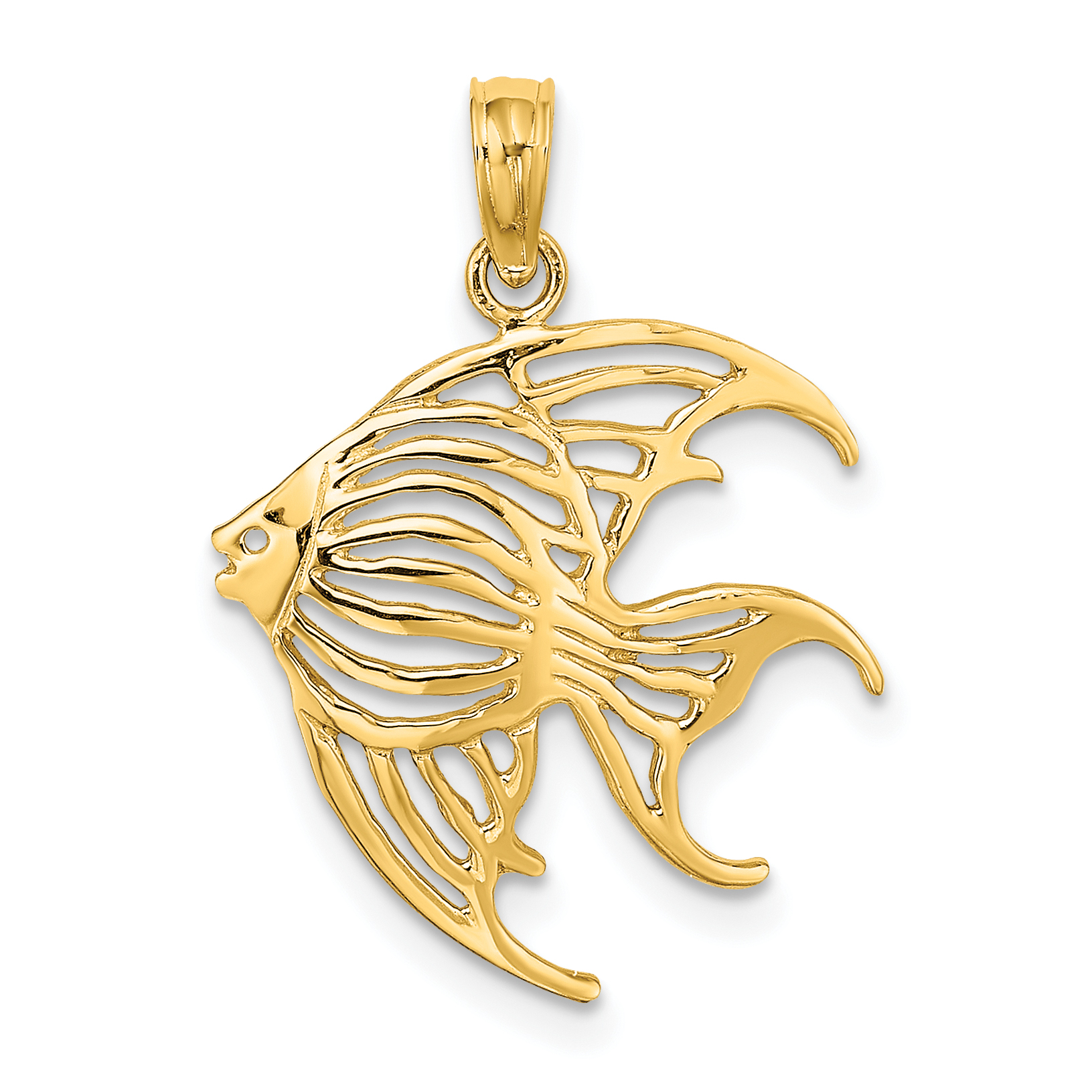 10K Cut-Out Angelfish Charm (10K7736)
