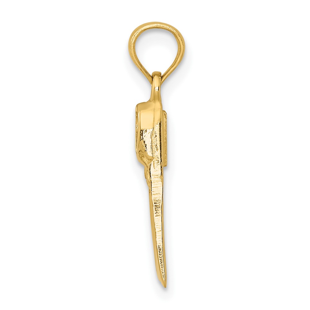 10K Scuba Flipper Charm (10K7748)