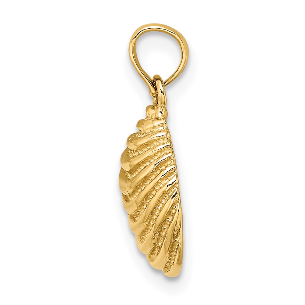 10K Clam Shell Charm (10K7781)