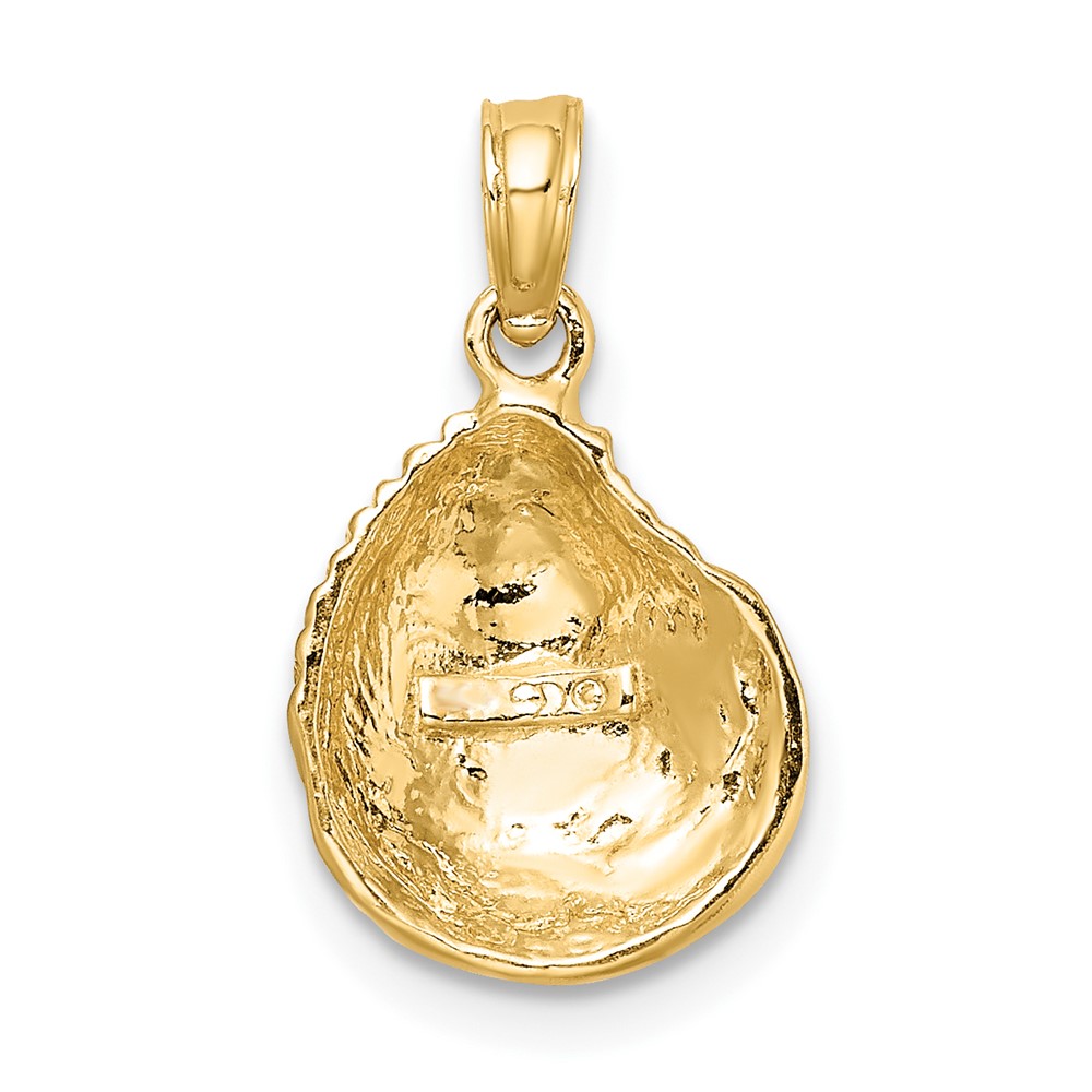 10K Clam Shell Charm (10K7781)