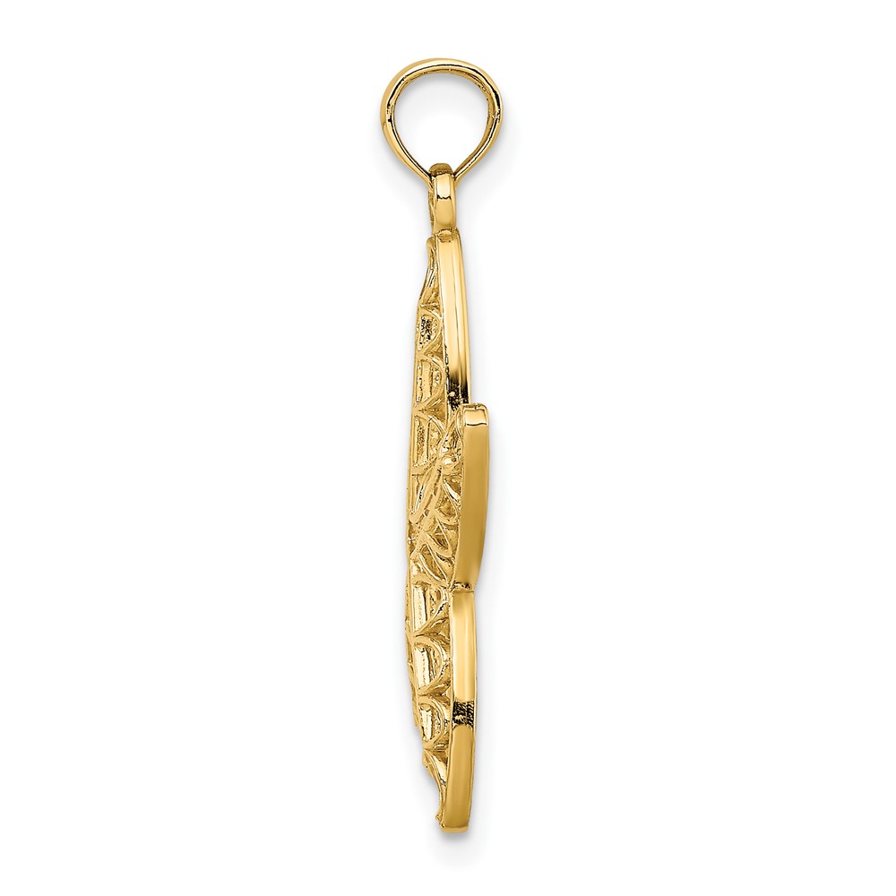 10K Cut-Out Starfish Charm (10K7782)
