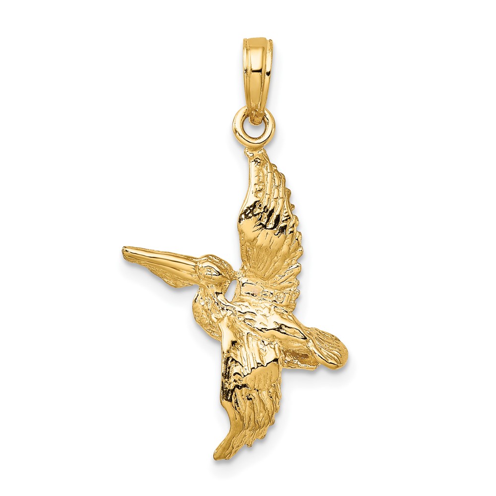 10K 3-D Pelican Flying Charm (10K7784)
