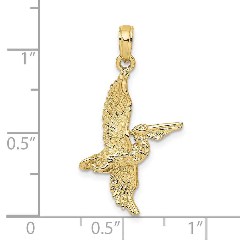 10K 3-D Pelican Flying Charm (10K7784)