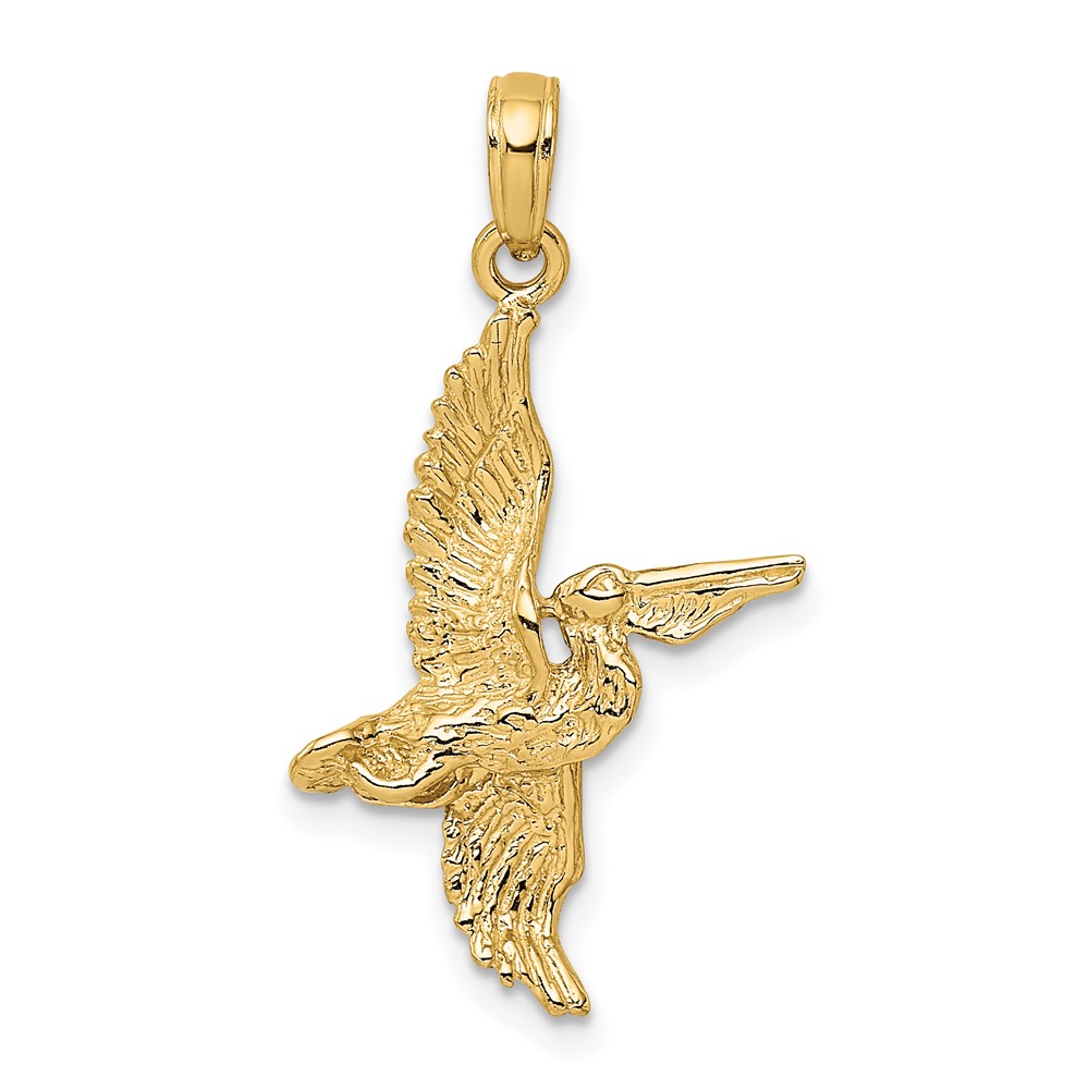 10K 3-D Pelican Flying Charm (10K7784)