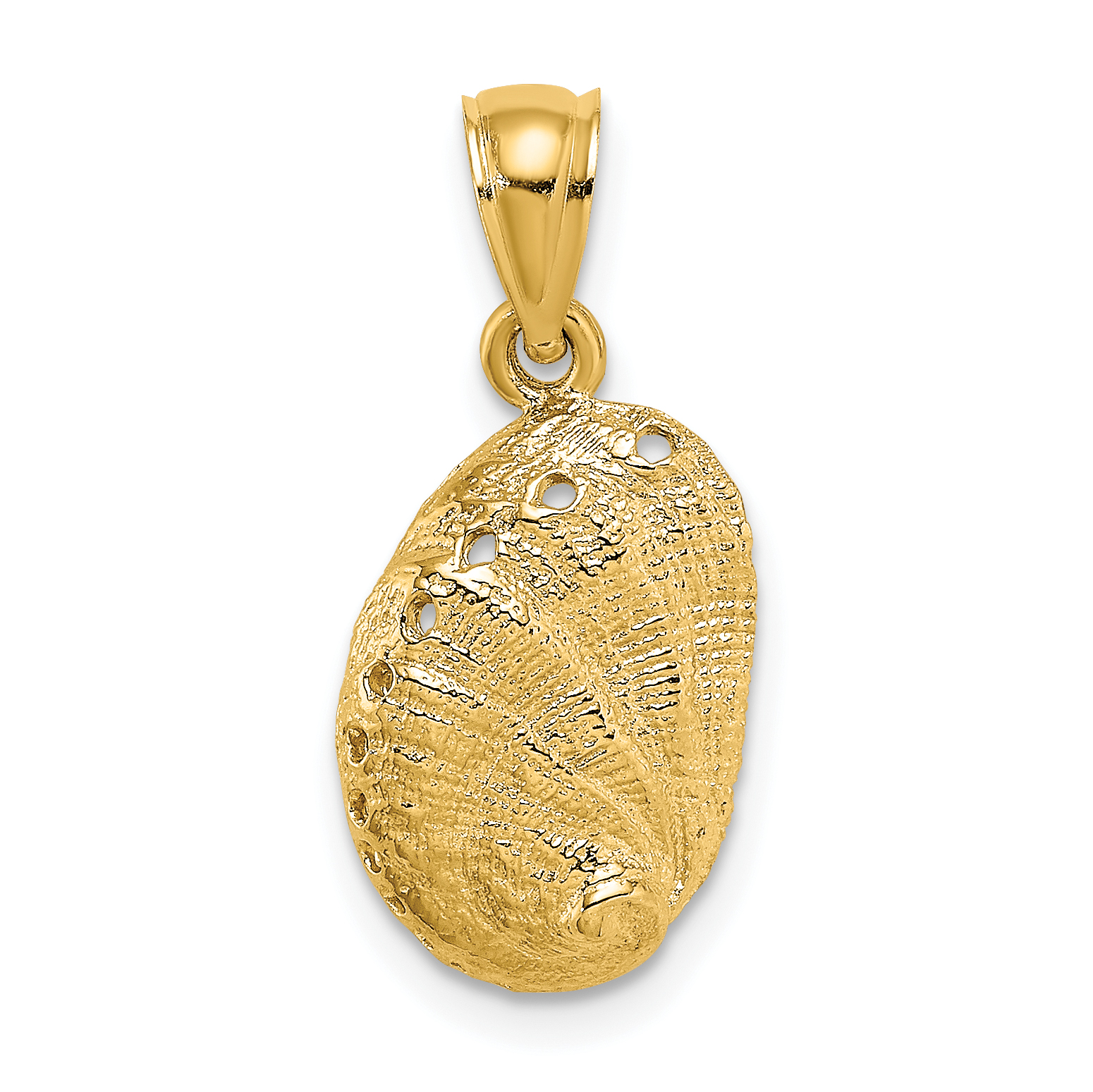 10K 2-D Abalone Shell Charm (10K7795)