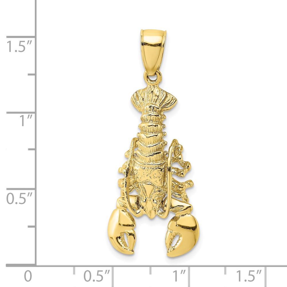 10K 2-D Moveable Lobster Charm (10K7872)