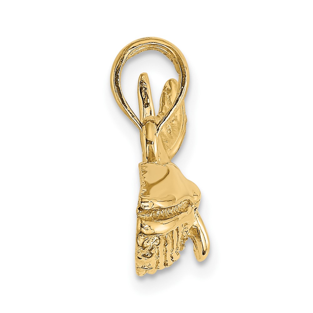 10K 2-D Humpback Whale Charm (10K7920)