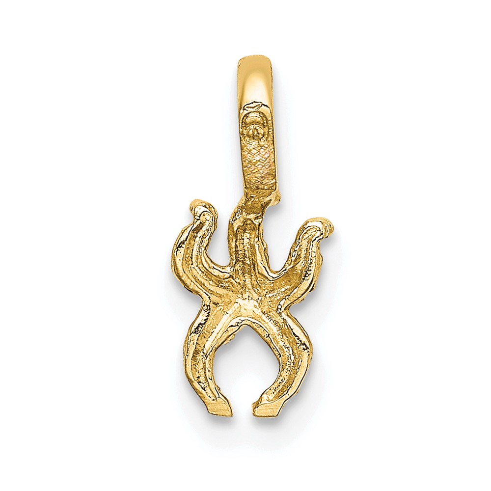 10K Mini Starfish W/Fixed Bail Charm (10K7933)