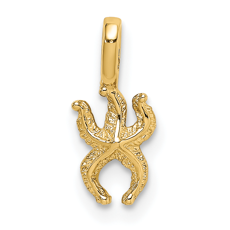 10K Mini Starfish W/Fixed Bail Charm (10K7933)