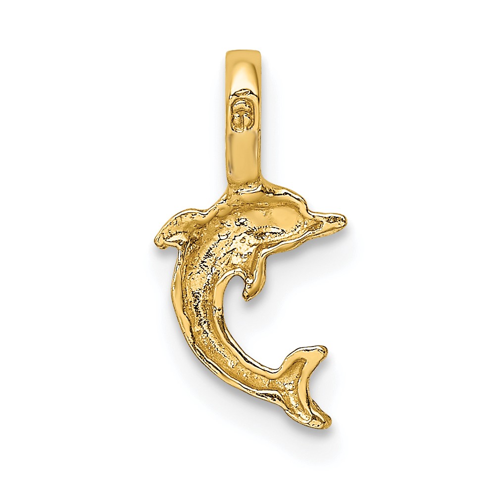 10K Mini Jumping Dolphin w/ Fixed Bail Charm (10K7939)