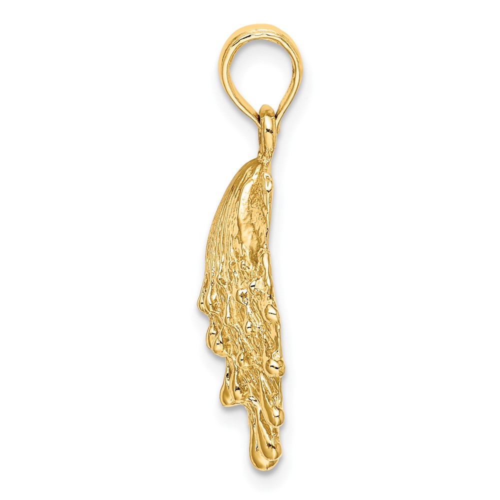 10K Lions Paw Shell Charm (10K7965)