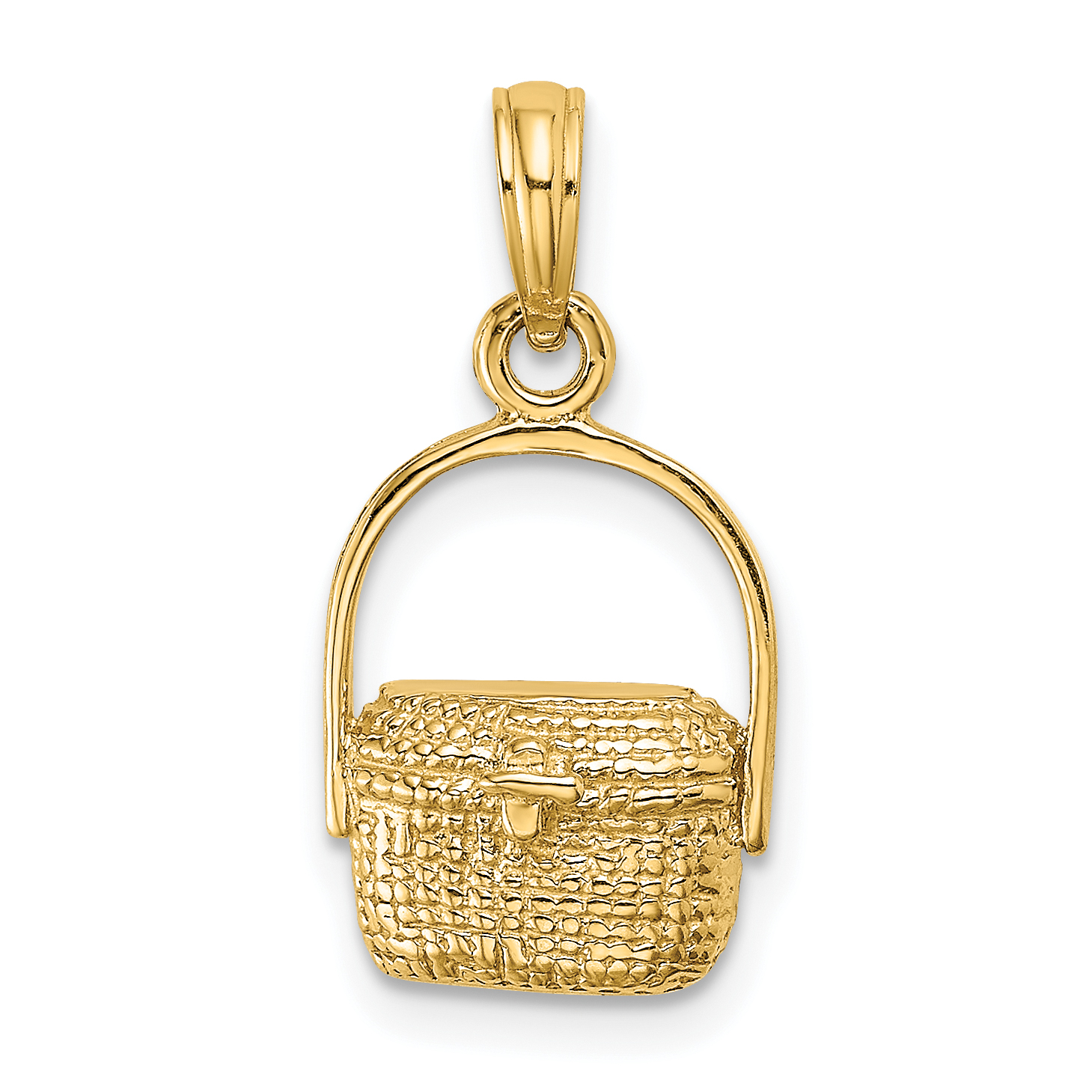 10K 2-D Nantucket Basket Charm (10K7966)
