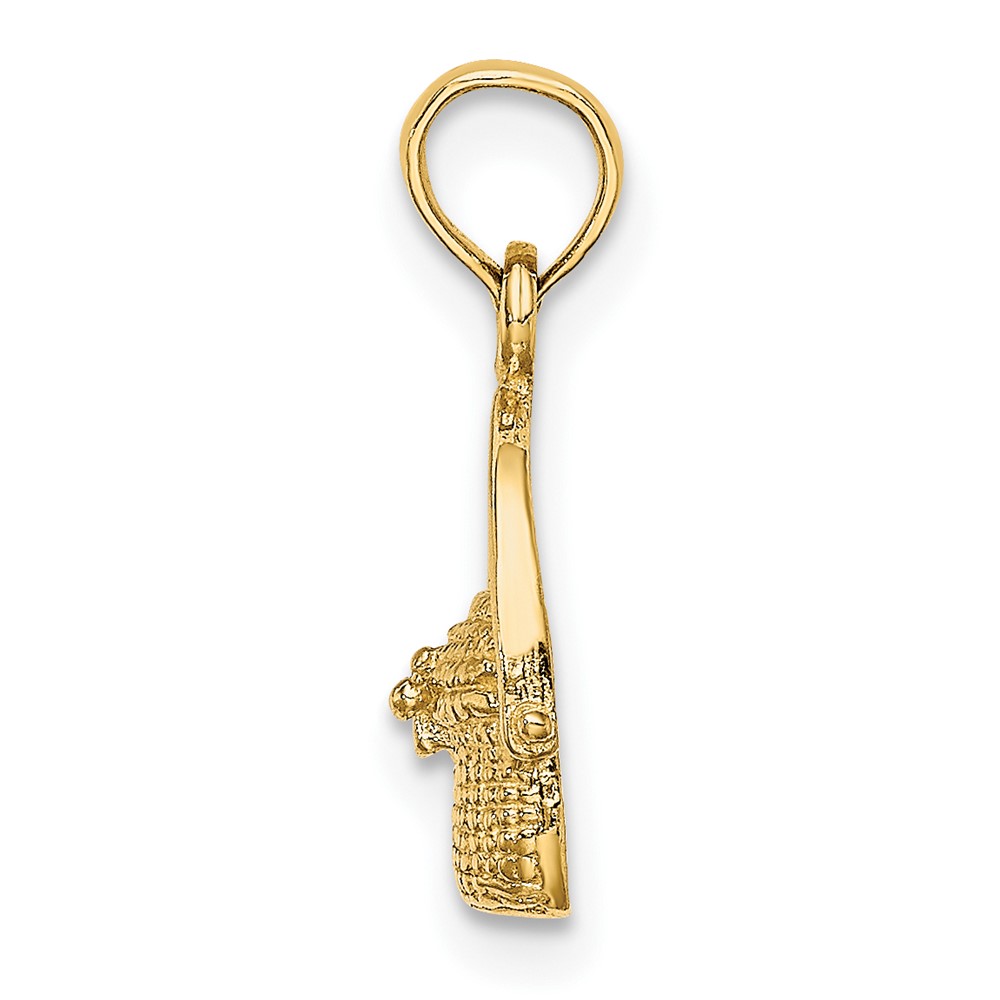 10K 2-D Nantucket Basket Charm (10K7967)