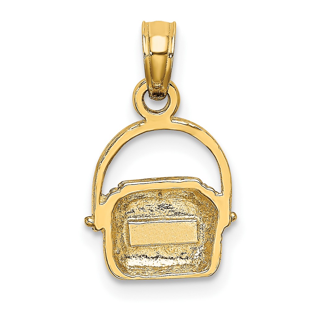 10K 2-D Nantucket Basket Charm (10K7967)