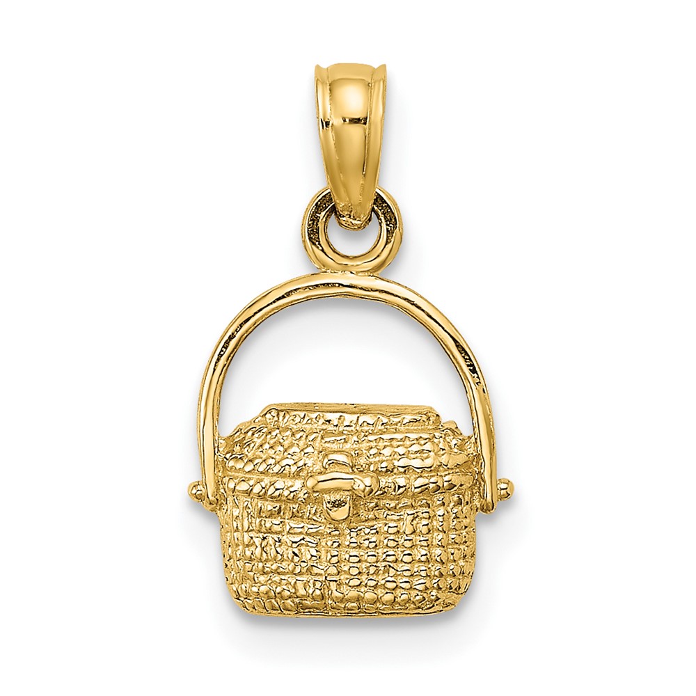 10K 2-D Nantucket Basket Charm (10K7967)